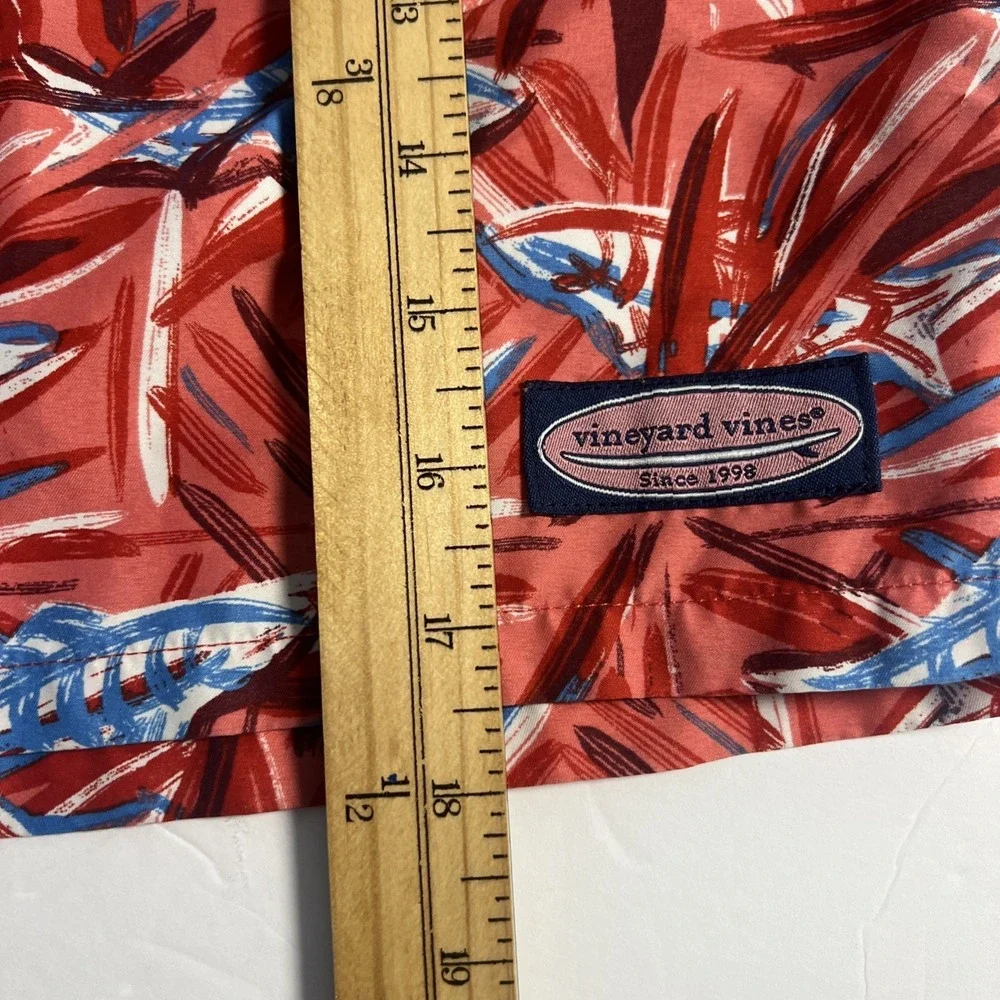 Vineyard Vines Medium Shorts Mens Lined Drawstring Swimwear Board‎ Shorts Fish